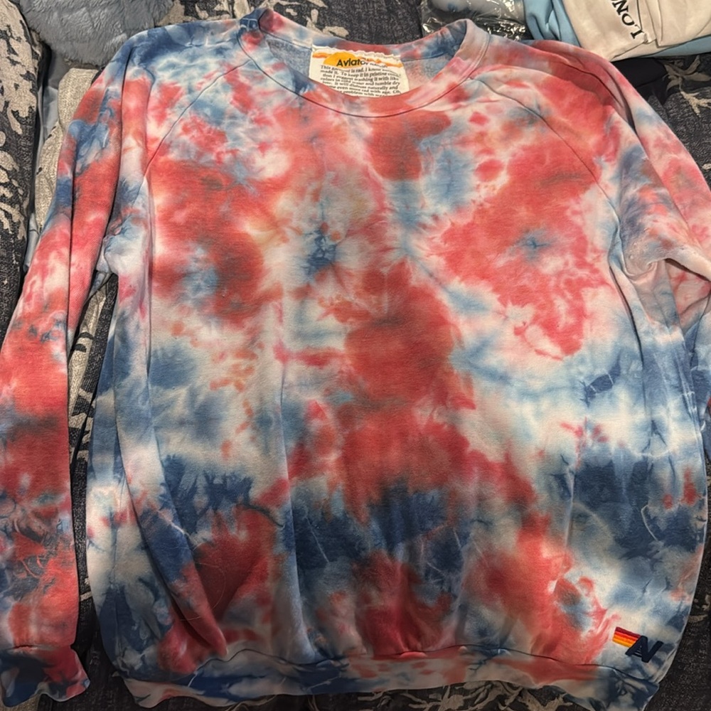 Aviator Nation hand dyed crew - Picture 3 of 3